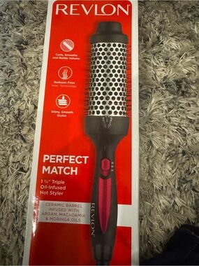 Revlon Perfect Match Hot Styler - Black & Pink